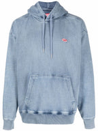 Diesel Logo Patch Denim Hoodie