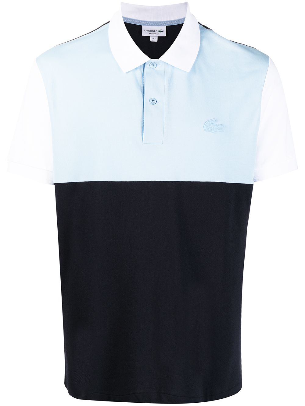 Lacoste two-tone logo polo shirt