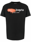Palm Angels Sprayed logo-print T-shirt
