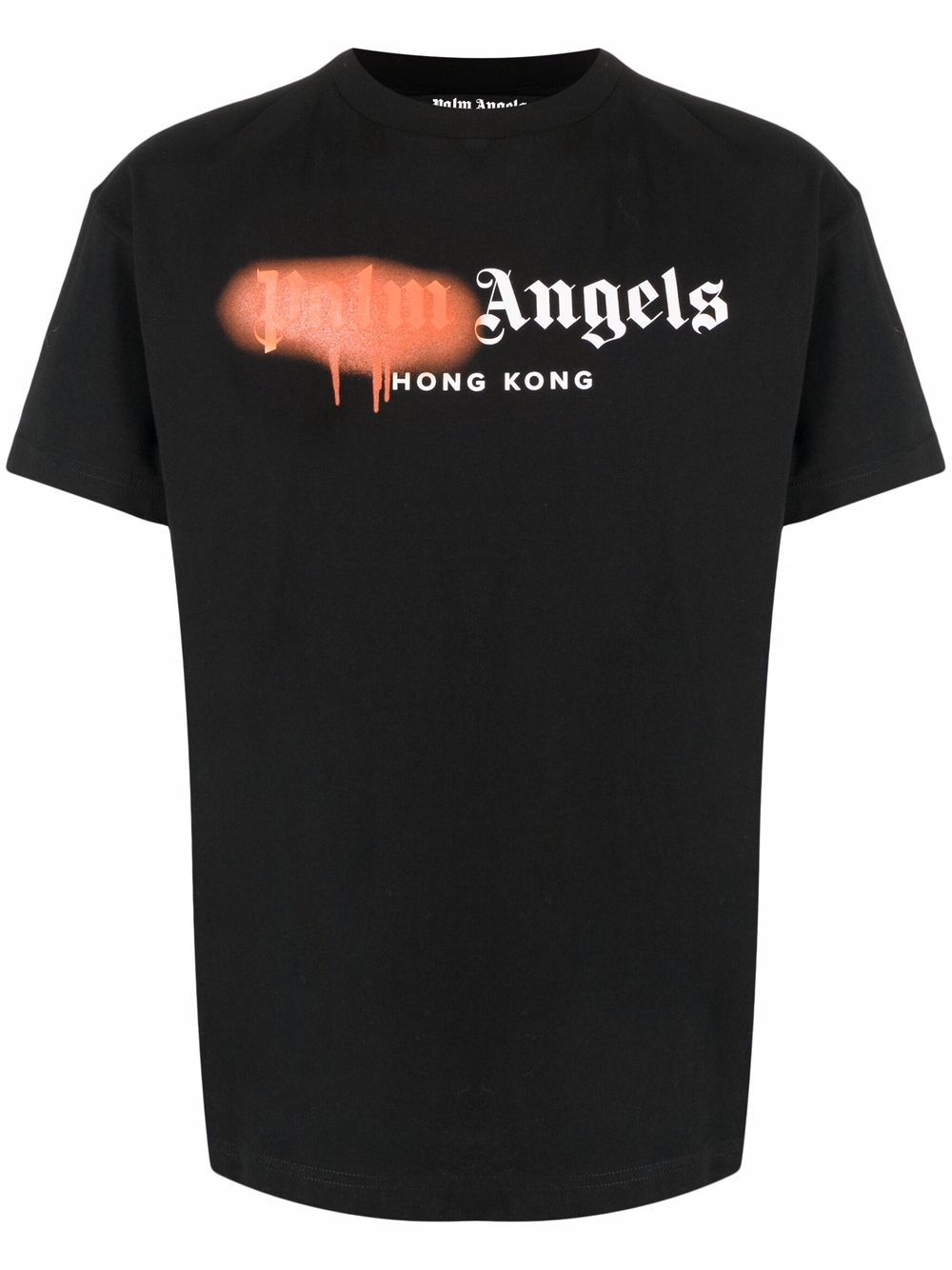 Palm Angels Sprayed logo-print T-shirt