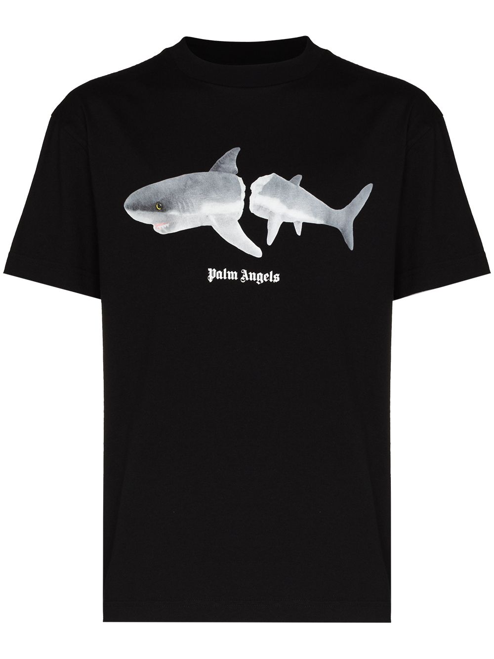 Palm Angels shark-print logo T-shirt