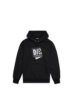 Diesel Hoodie With Folded Jacquard Label