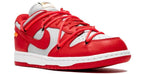 SB Dunk Low x OFF-WHITE 'University Red'