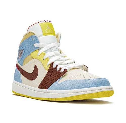 Air Jordan 1 Mid 'Fearless Maison Chateau Rogue'