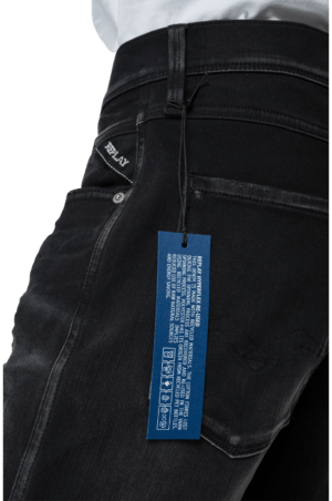Replay Slim Fit Hyperflex White Shades Anbass Jeans
