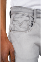Replay Slim Fit Hyperflex Bio ‘White Shades’ Anbass Jeans