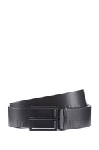 HUGO BOSS REVERSIBLE LEATHER BELT WITH EMBOSSED LOGOS