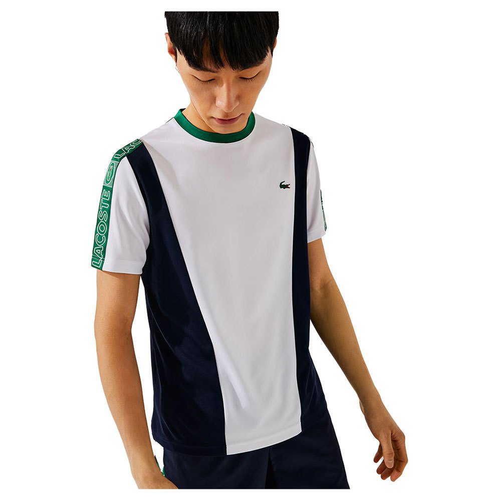 Men's Lacoste Sport Branded Bands Piqué T-shirt